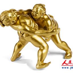 力與美的結(jié)合：蓋斯汀相撲系列雕塑賞析